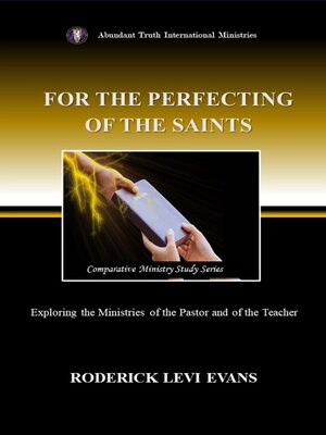 cover image of For the Perfecting of the Saints